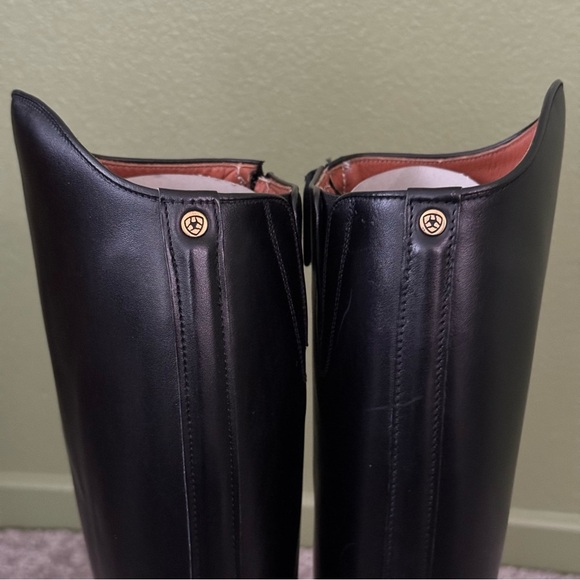 ARIAT Black Leather Boots Sz 8 WIDE Medalist Performance Dress Equestrian Riding - Picture 9 of 16